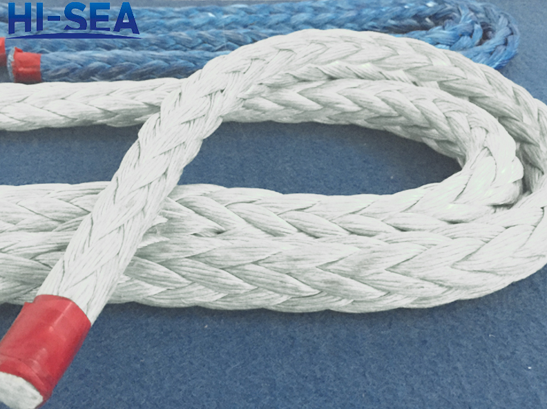 100% UHMWPE Mooring Rope Marine Use Fiber  or Towing Rope