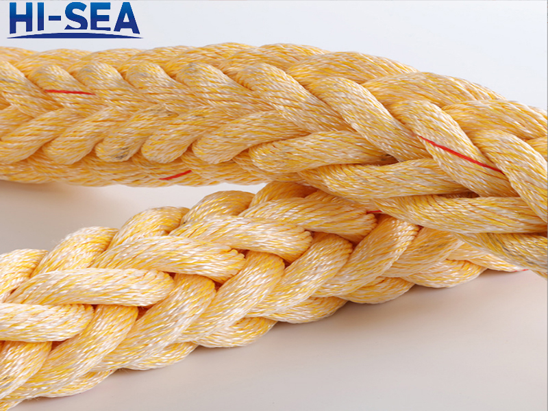 64mm Monofilament Fiber PP Rope, 8-Strand PP Rope with High Grade Performance