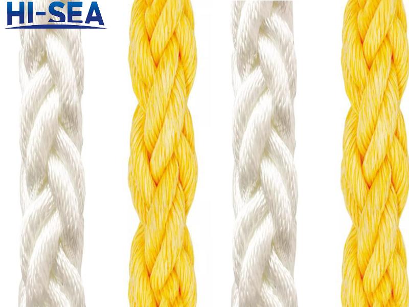 8-Strand Top Grade Polyester Fiber Braided Marine rope, Mooring Rope