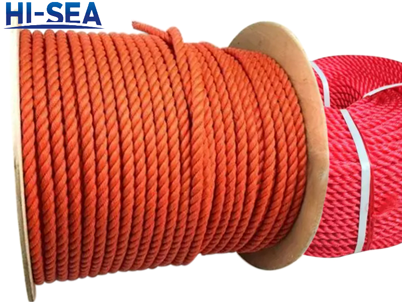 Hi-Sea 3-Strand or 4-Strand High-Performance Polypropylene Mooring Rope