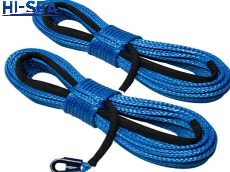 Polyester Cover 8 Strand Synthetic UHMWPE Marine Towing Rope for Mooring Offshore